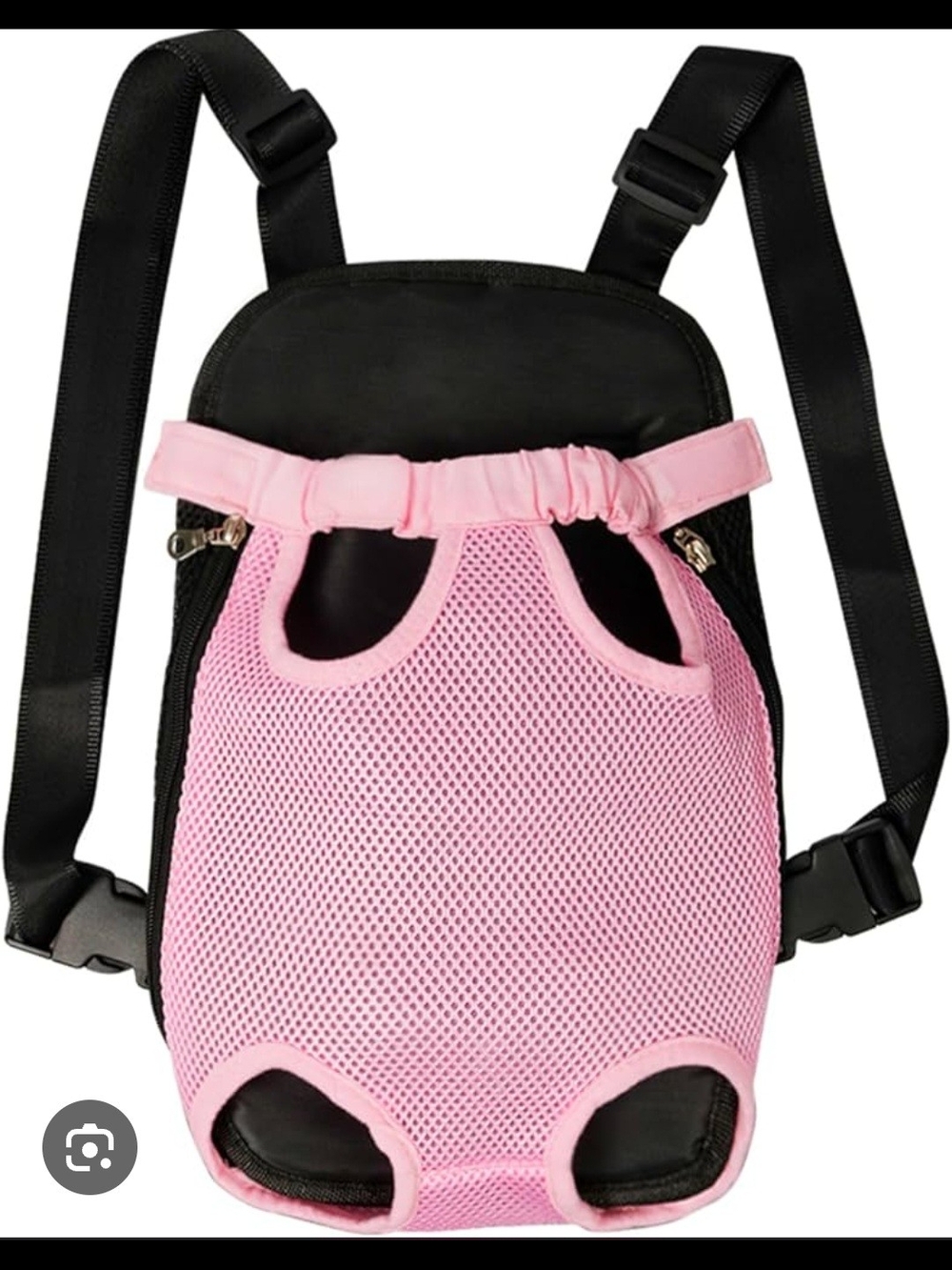 Pink Mesh Front Pet Carrier Backpack